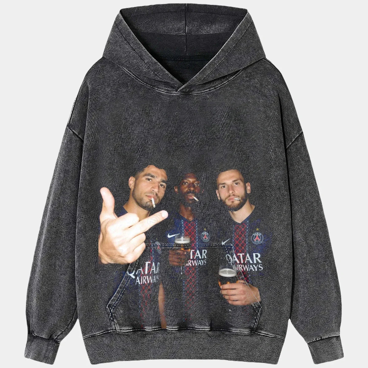 Achraf Hakimi&Ousmane Dembélé&Khvicha Kvaratskhelia 2026 Tee 1