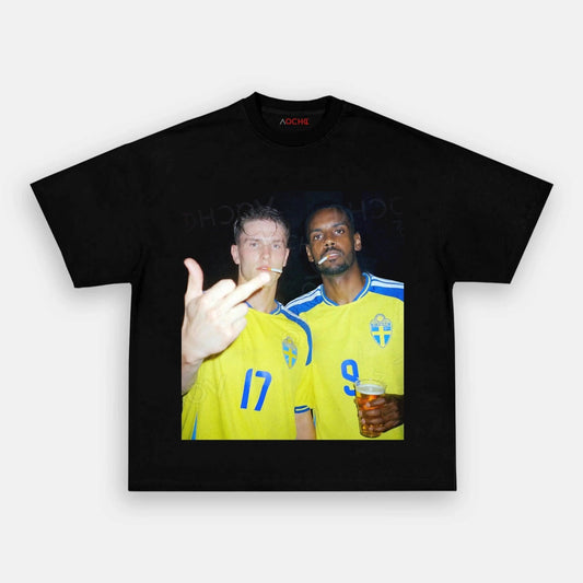 Sweden Football Style Tee 2.7